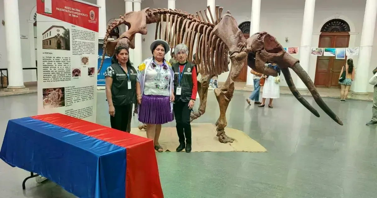 Réplica del Mastodonte Andino