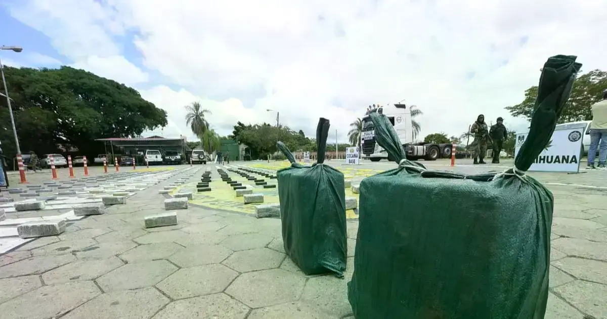 La droga incautada en varios operativos realizados en Santa Cruz