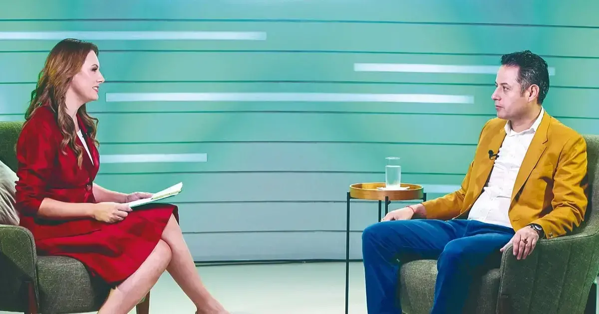 Edmand Lara durante la entrevista con EL DEBER