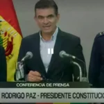 El presidente Rodrigo Paz en su primera evaluación sobre la gestión que dejó el Gobierno de Luis Arce.