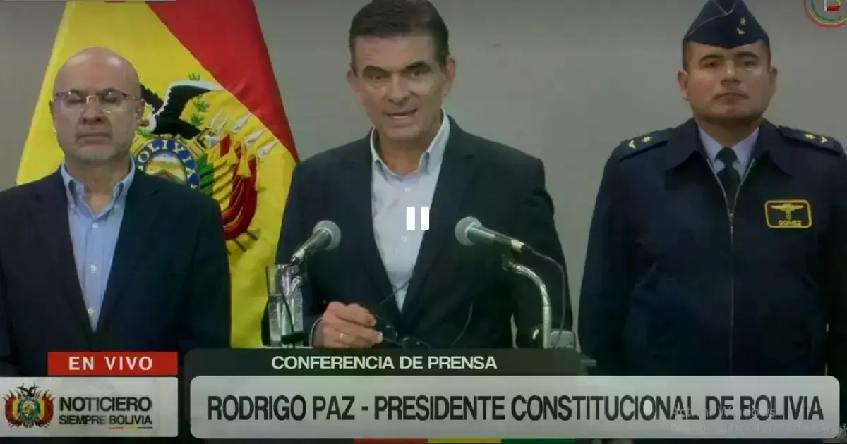 El presidente Rodrigo Paz en su primera evaluación sobre la gestión que dejó el Gobierno de Luis Arce.
