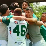 Festejo de gol de San Juan