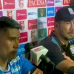 Richard Spenhay (izq.) y Pablo Salinas (der.) en conferencia de prensa.