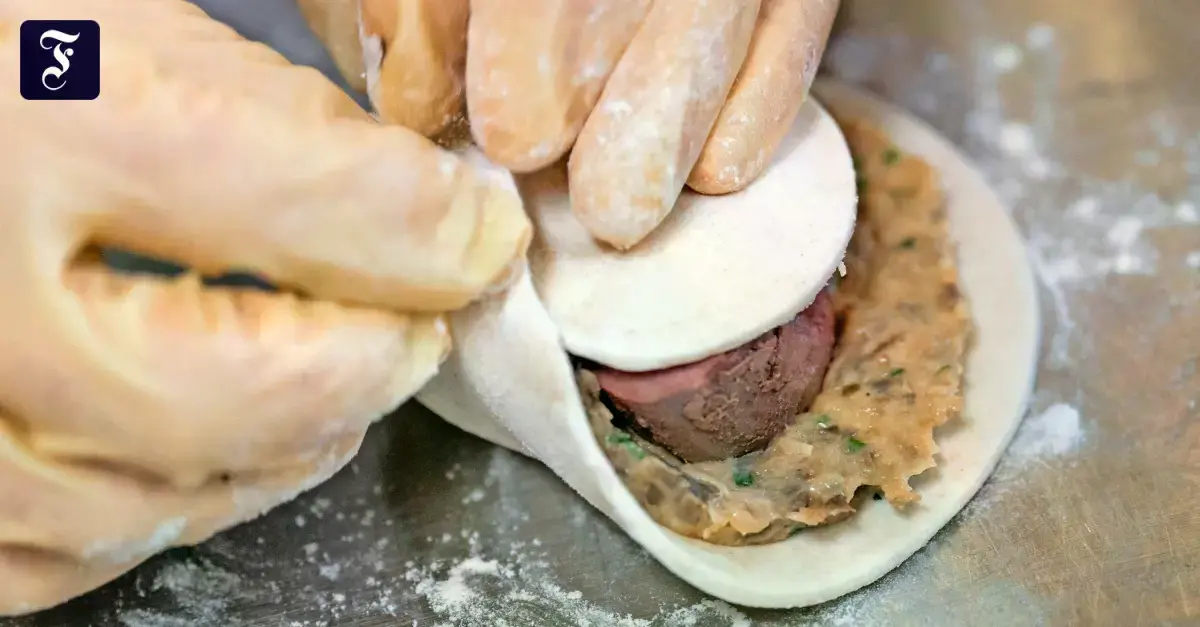 El Filet Wellington de Otto Gourmet tras ser horneado en casa del cliente.