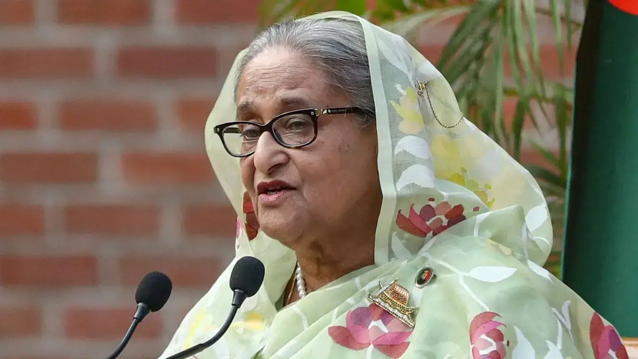 Sheikh Hasina, exprimer ministra de Bangladesh.