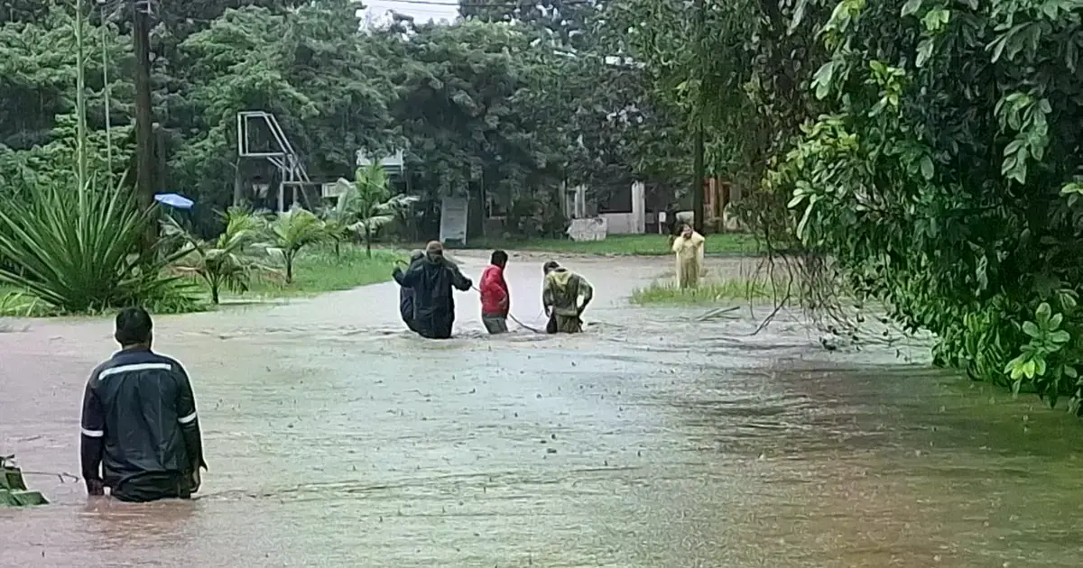 Inundaciones en el municipio de San Carlos