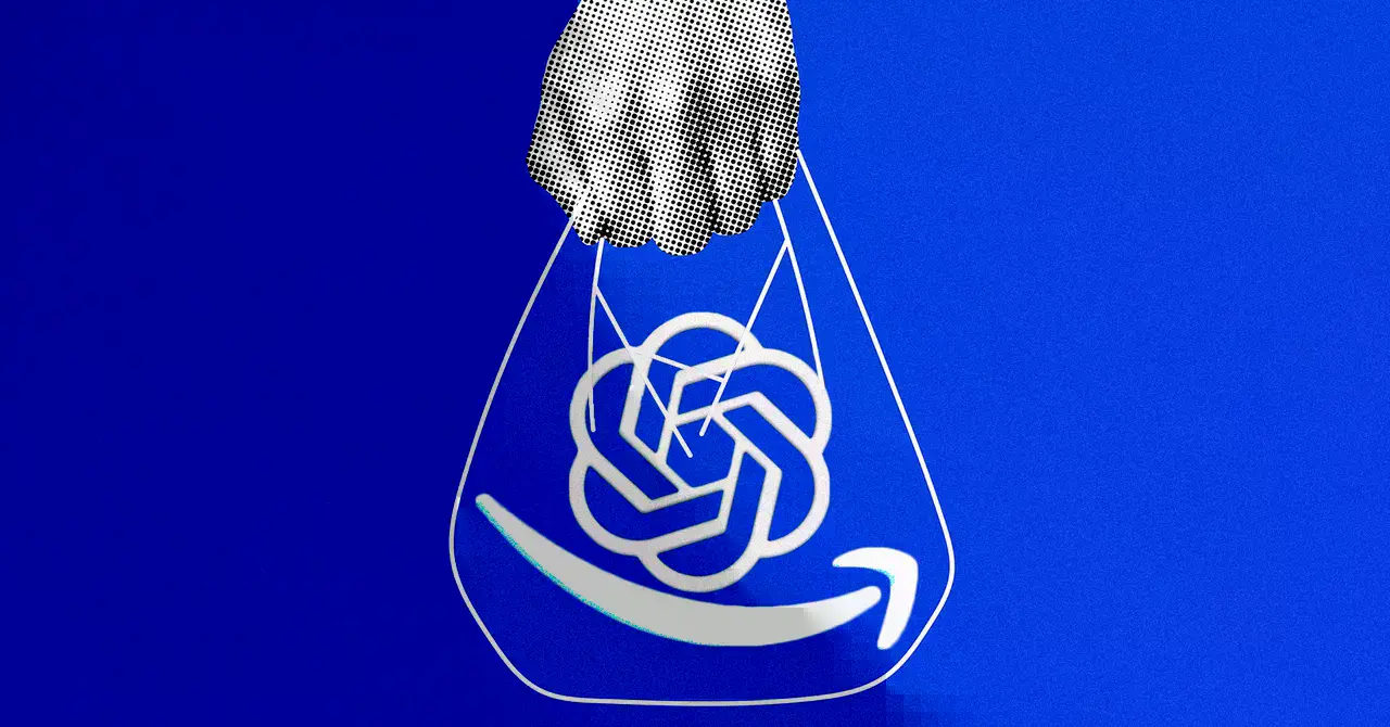Ilustración sobre agentes de compra con inteligencia artificial