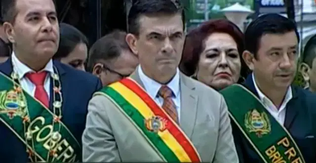El presidente Rodrigo Paz en Trinidad.