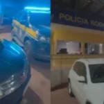 Los vehículos en los que trasladaban la droga