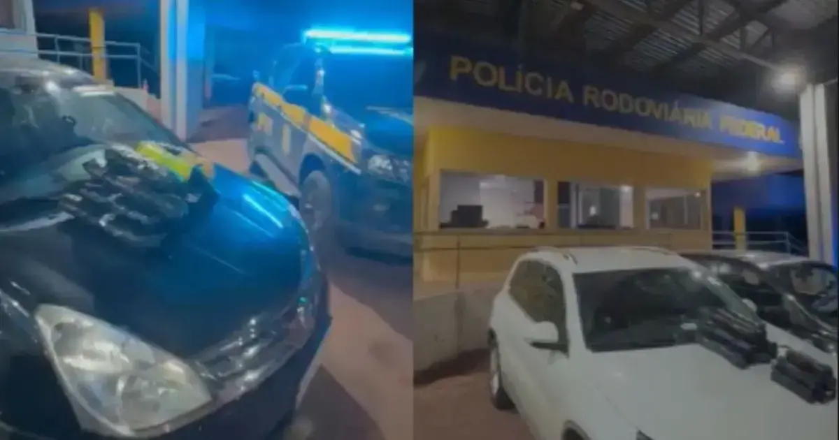 Los vehículos en los que trasladaban la droga