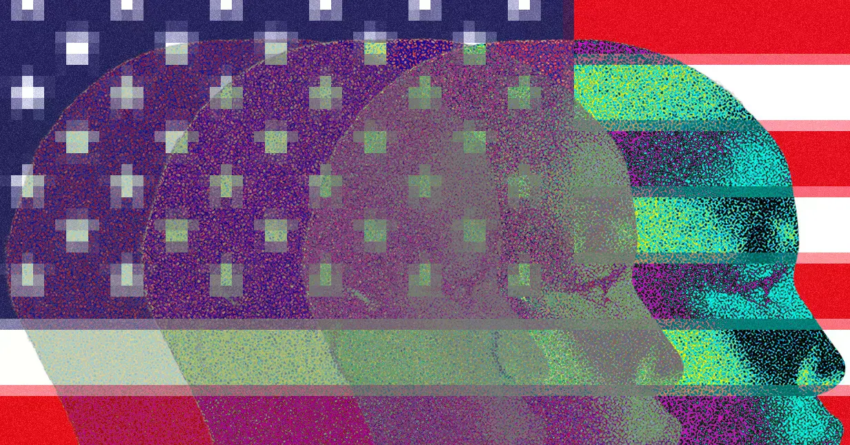 Ilustración sobre inteligencia artificial y competencia tecnológica