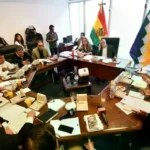 Sesión de la Comisión de Constitución de la Cámara de Diputados.