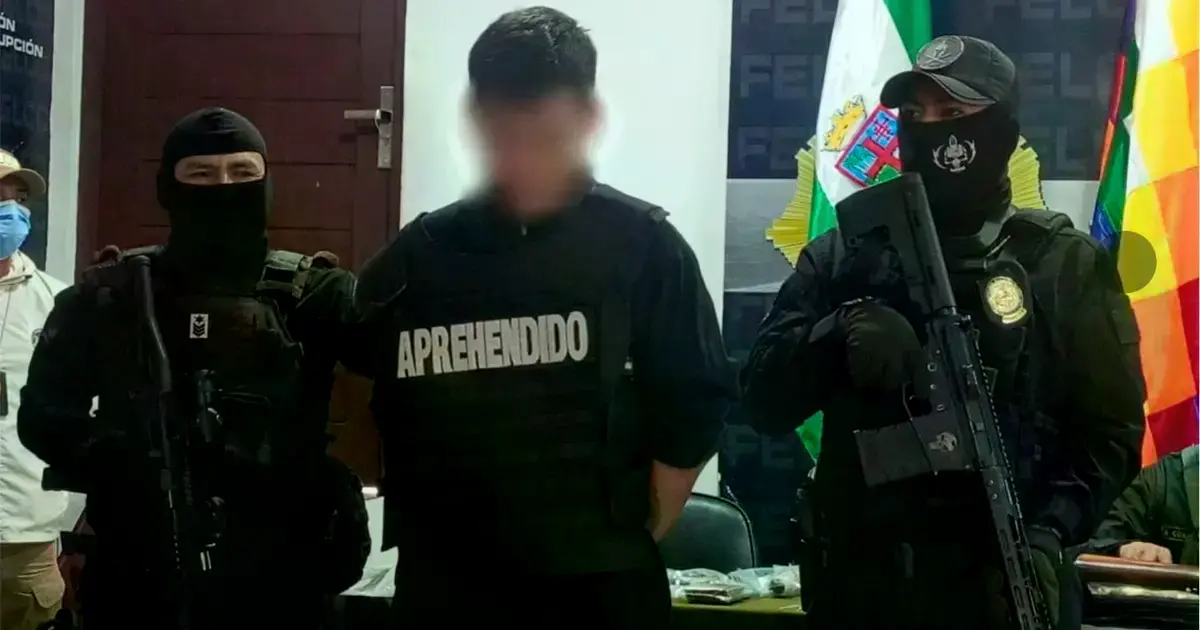 La Policía presentó al autor del hecho violento