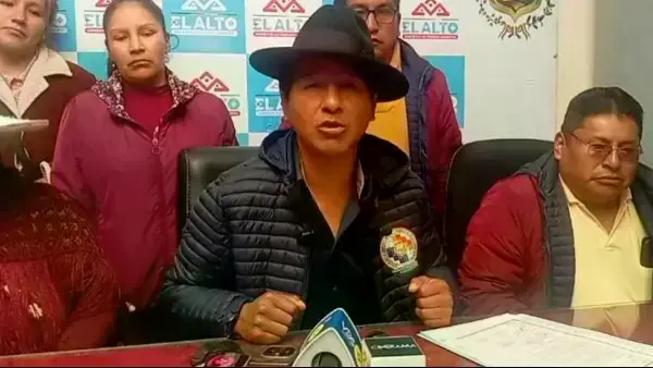 Ejecutivo de los gremiales del Sur de El Alto, Luis Paco
