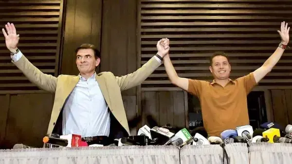 Rodrigo Paz y Edmand Lara unidos en campaña electoral