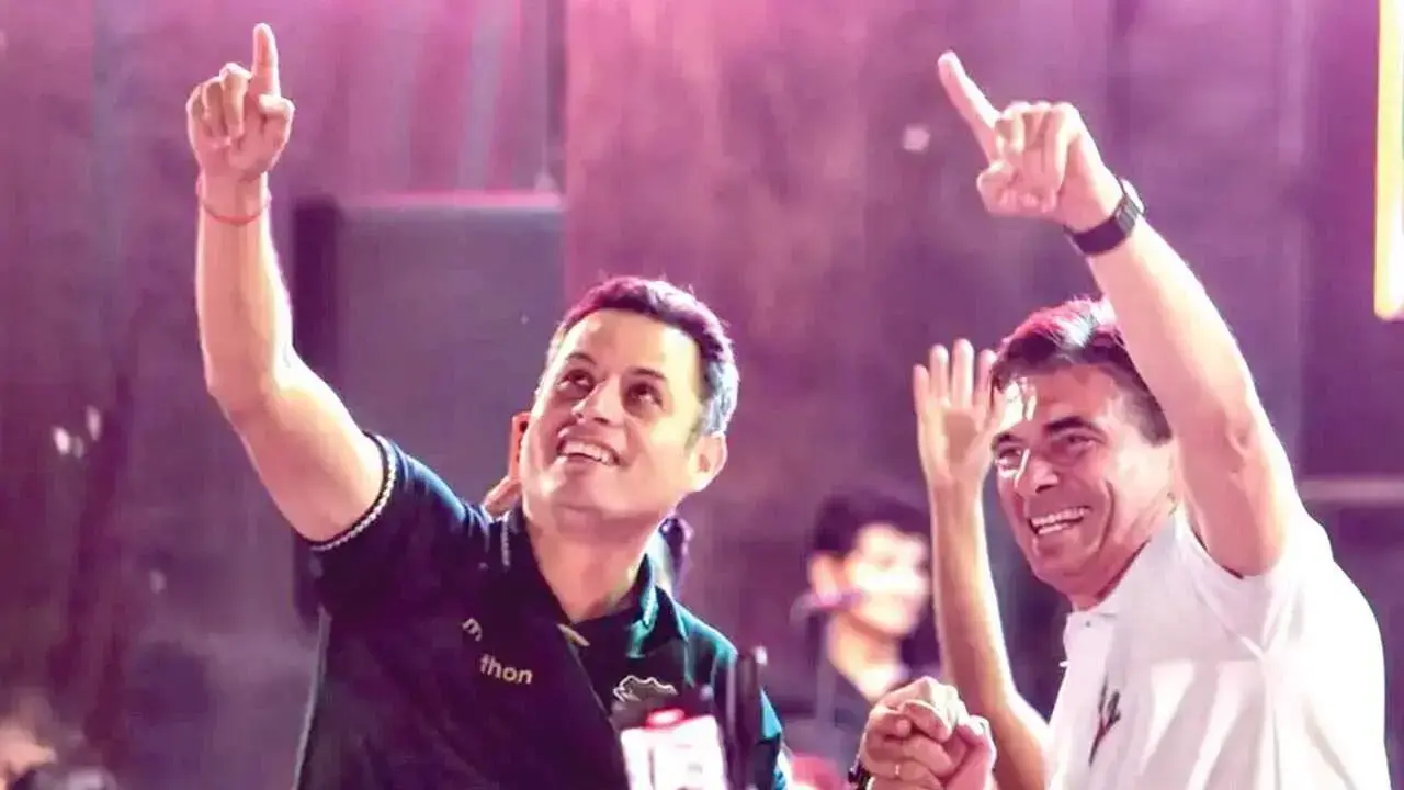 El presidente elect Rodrig Paz y el vicepresidente electo Edmand Lara.