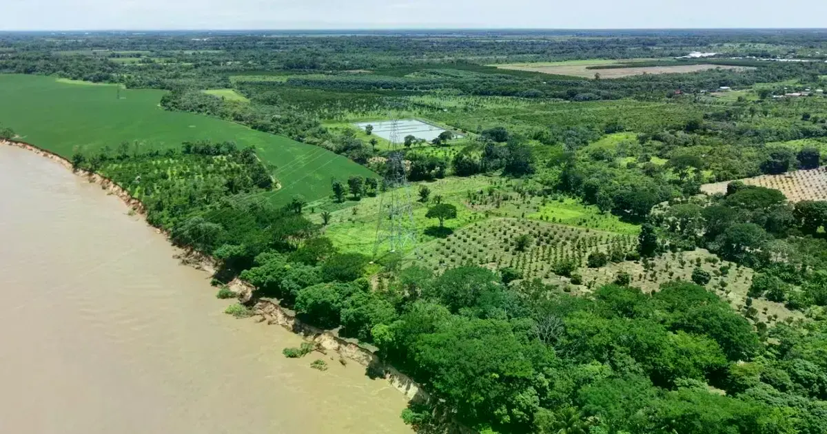 Imágenes con dron al día siguiente del turbión