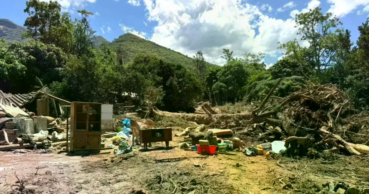 La riada arrasó con todo a su paso