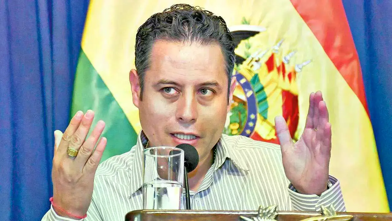 El vicepresidente de Bolivia, Edmand Lara.