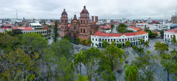 Imagen aérea de Santa Cruz de La Sierra