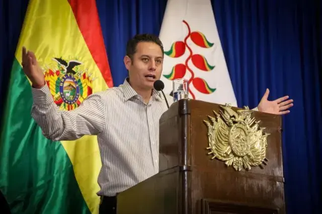 El vicepresidente Edmand Lara en una aparición anterior.