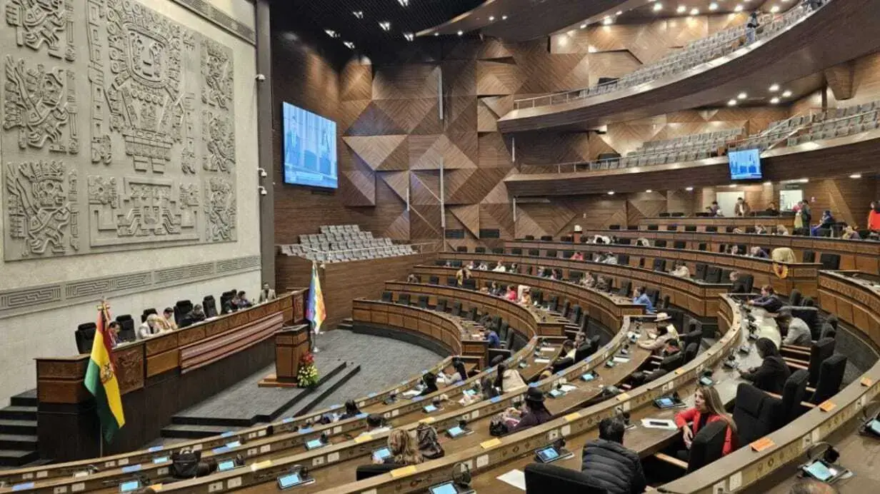 Sesión de la Asamblea Legislativa, en el cierre de la gestión 2020-2025.