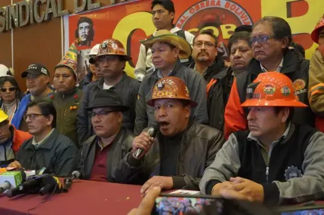 El Ejecutivo de la Central Obrera Boliviana