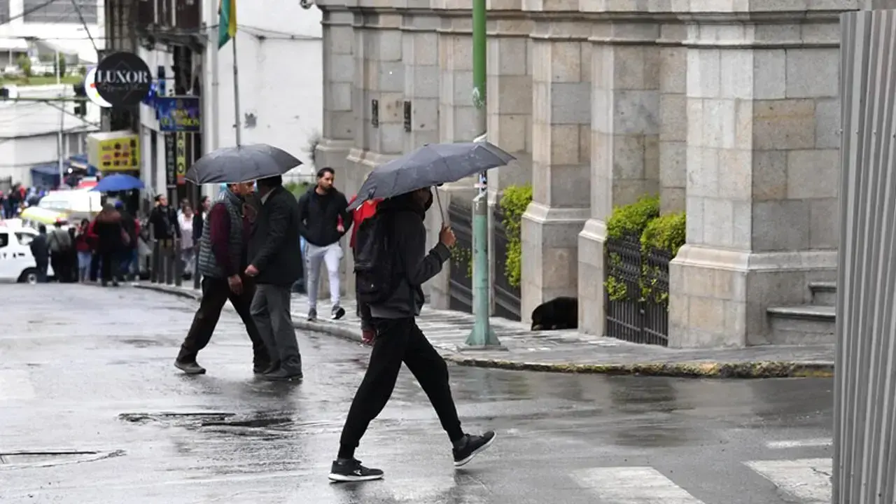 Foto referencial sobre lluvia en un departamento del país.
