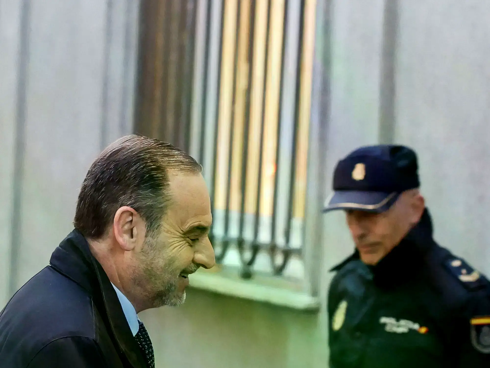 El exministro José Luis Ábalos a su llegada al Tribunal Supremo