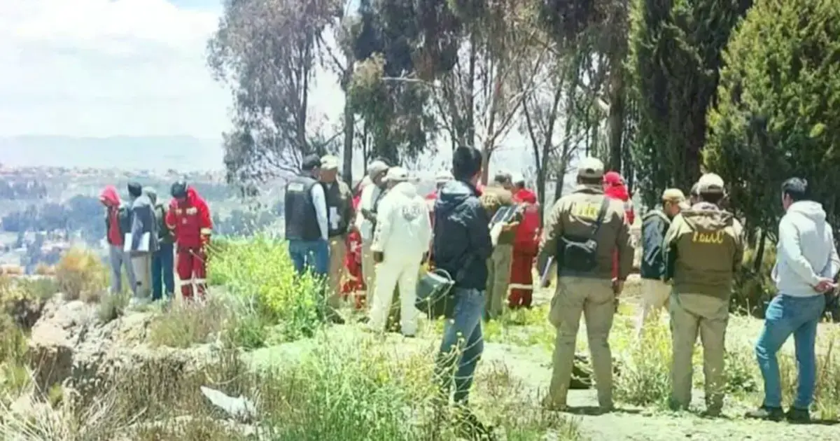 El cuerpo fue hallado en un barranco