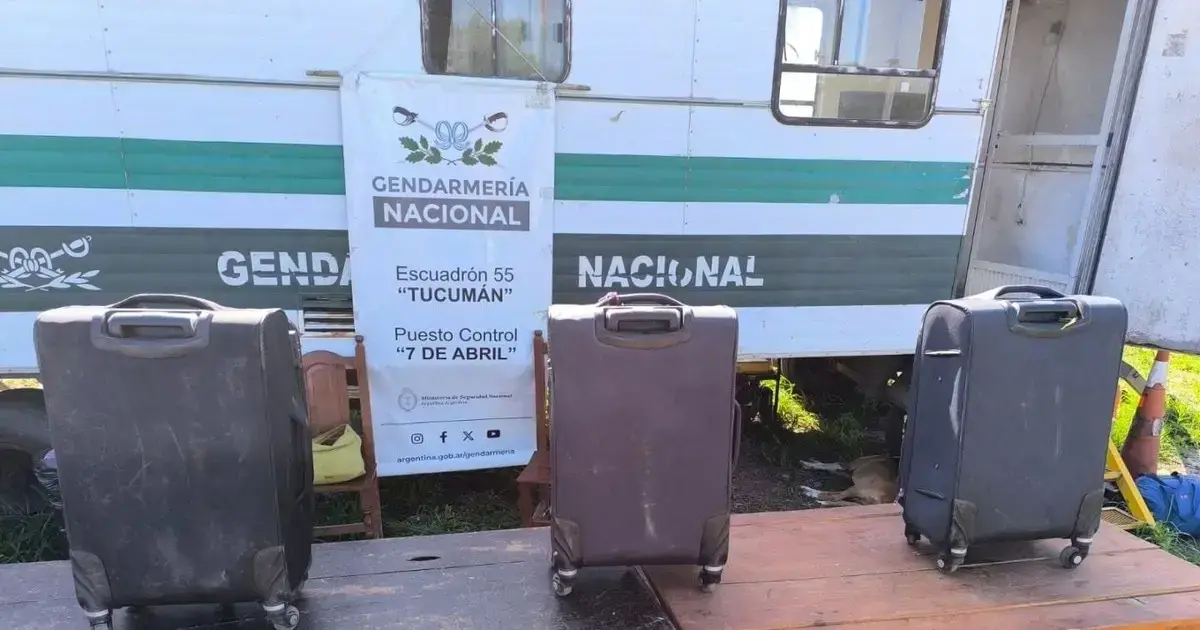 Maletas intervenidas con doble fondo para ocultar droga