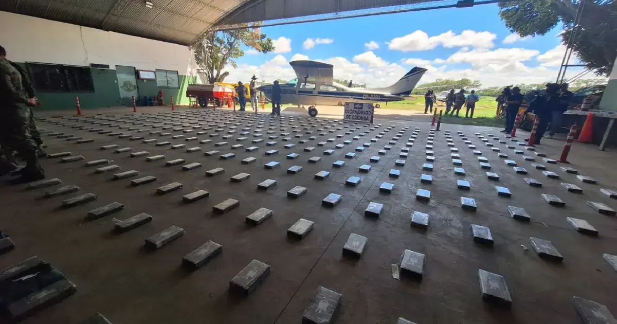 Incautación de droga en operativo antidroga
