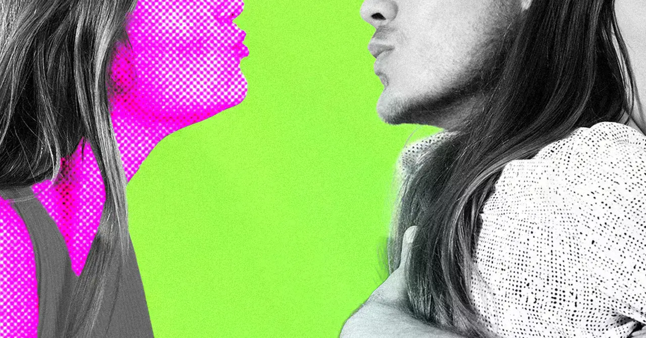 Ilustración sobre relaciones humanas con inteligencia artificial