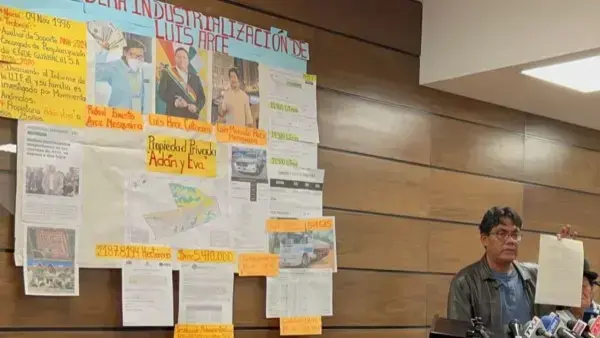 Héctor Arce en su condición de diputado hizo denuncias contra la familia de Luis Arce en 2024 y 2025.