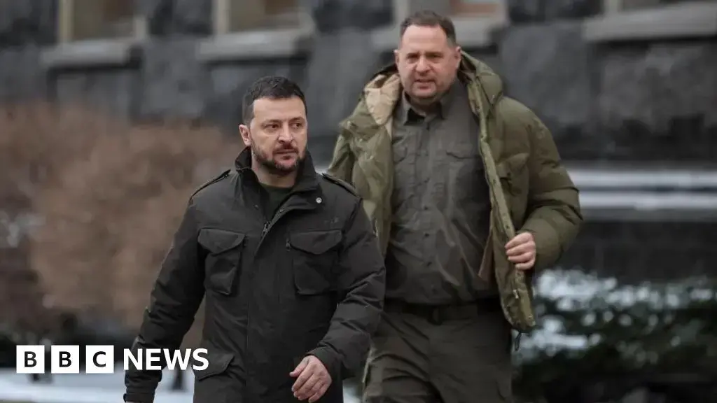 Andriy Yermak, jefe de gabinete del presidente ucraniano Volodymyr Zelensky