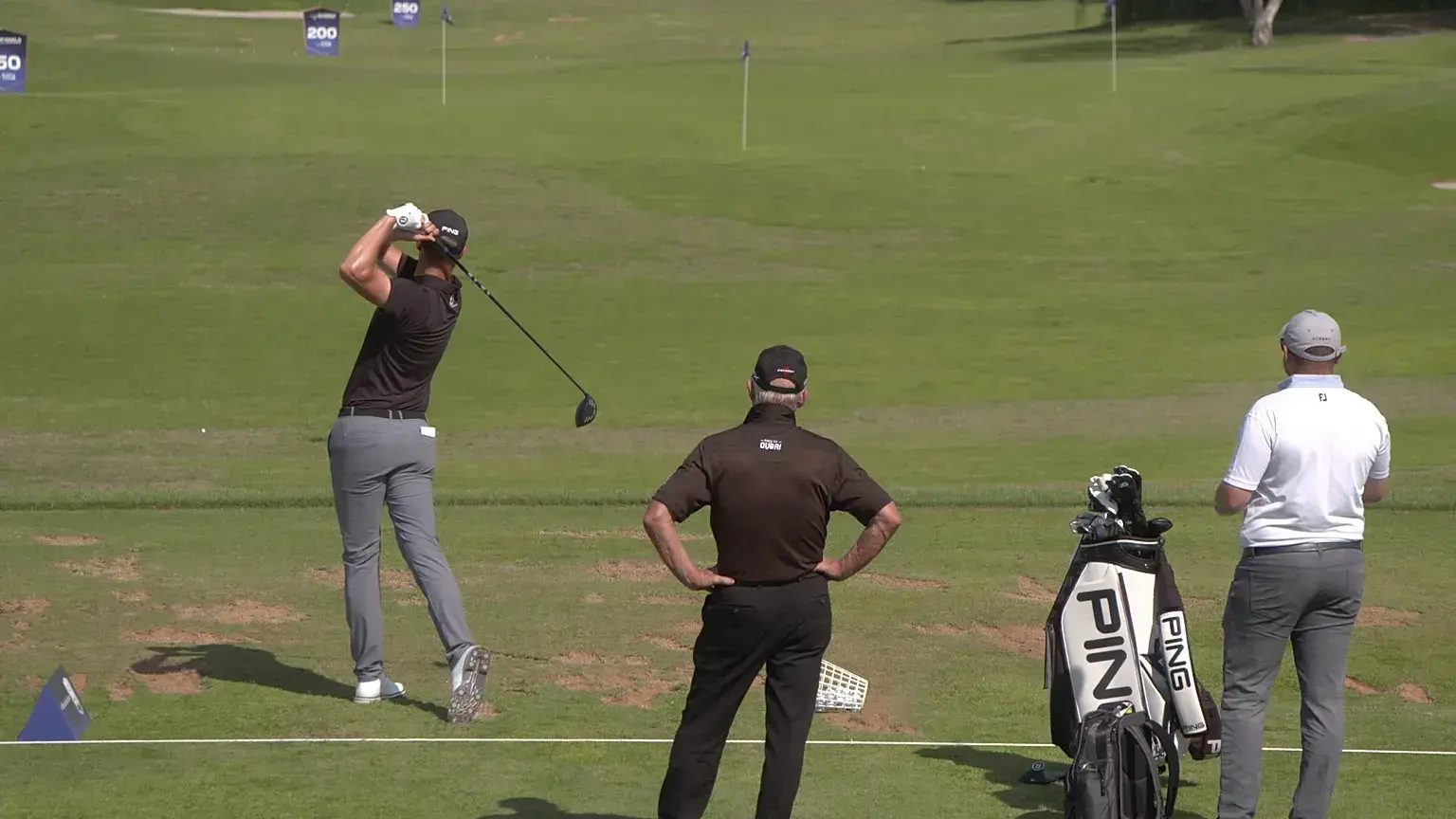 Vista del Jumeirah Golf Estates durante el DP World Tour Championship.