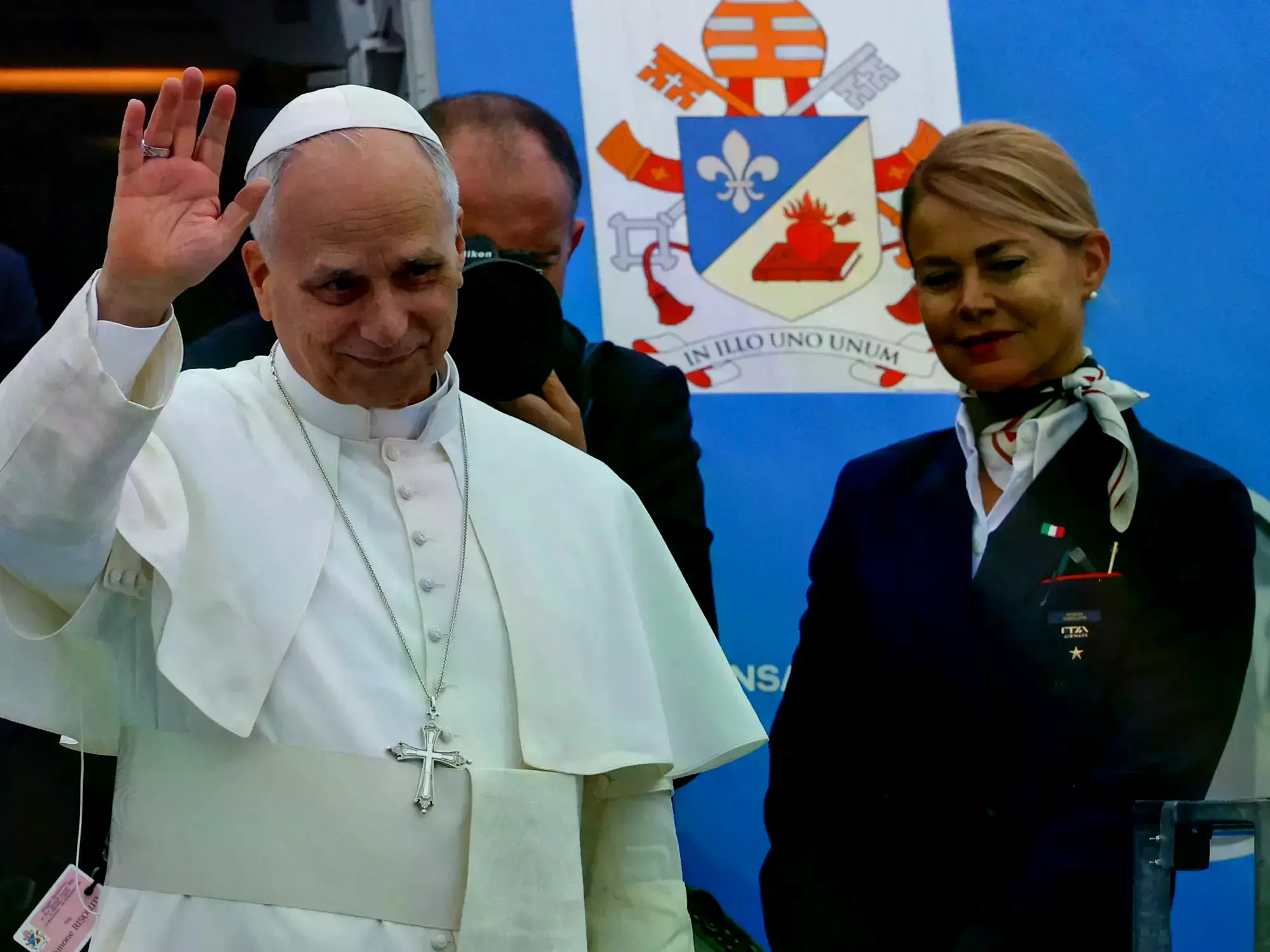 El Papa León XIV se despide de Turquía antes de subir al avión