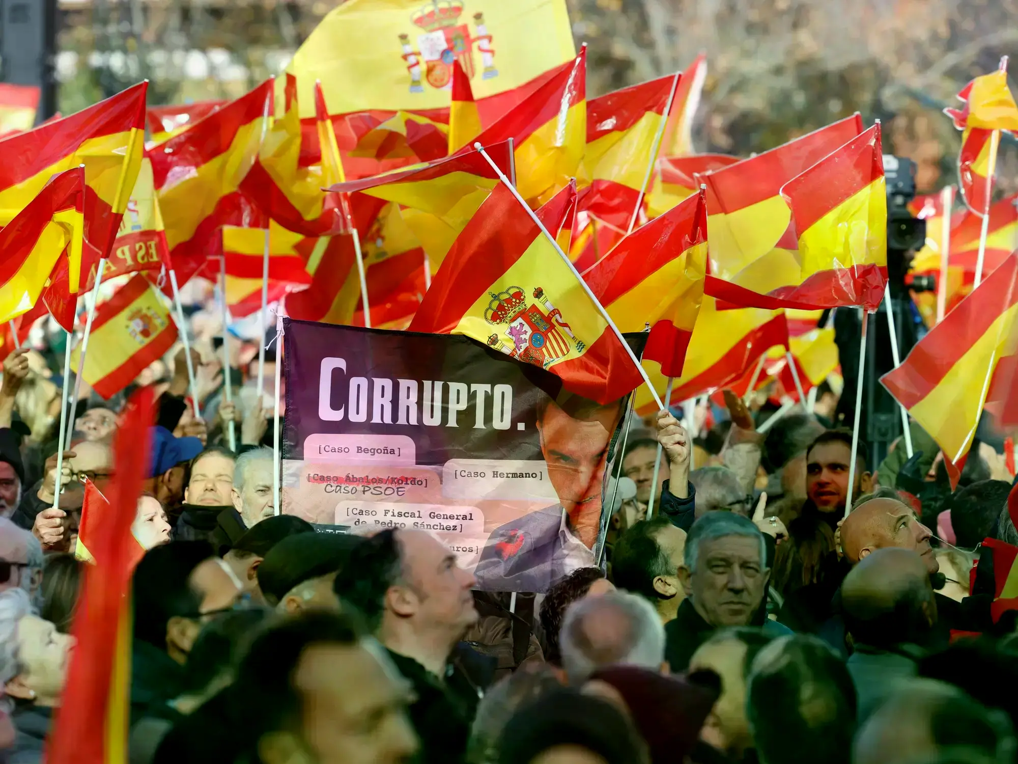 Manifestación del Partido Popular en el Parque del Oeste de Madrid