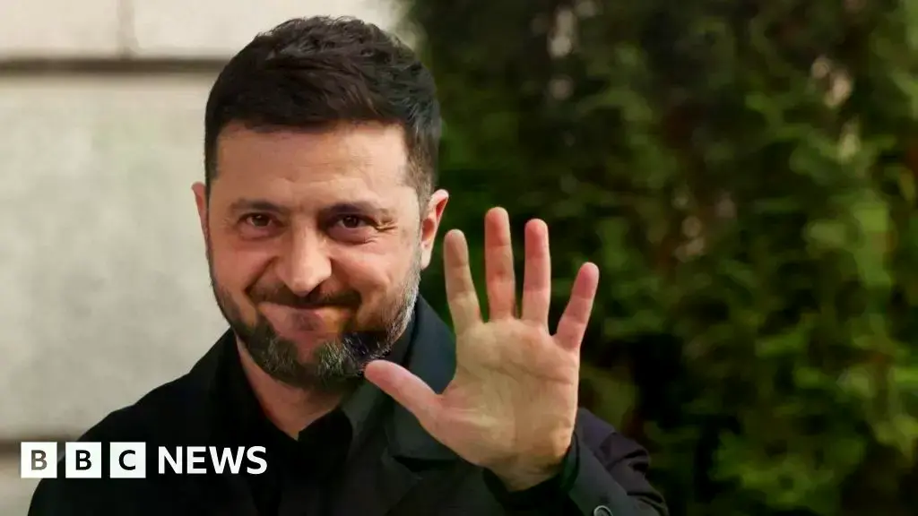 El presidente ucraniano Volodymyr Zelensky.