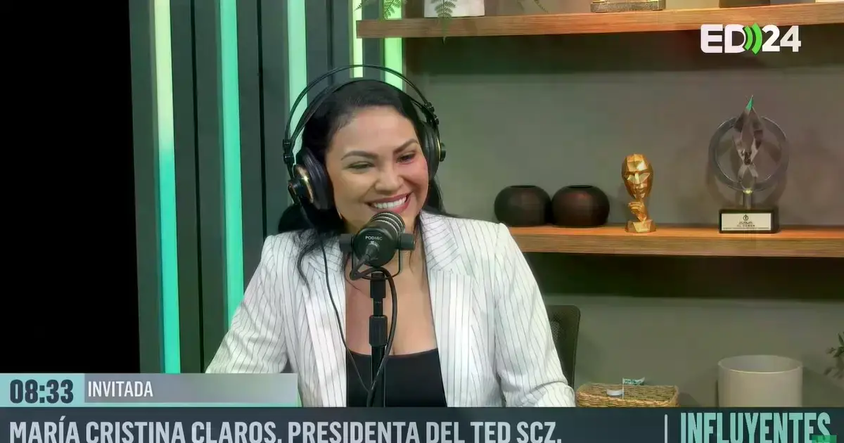Maria Cristina Claros, presidente del Tribunal Departamental de Santa Cruz