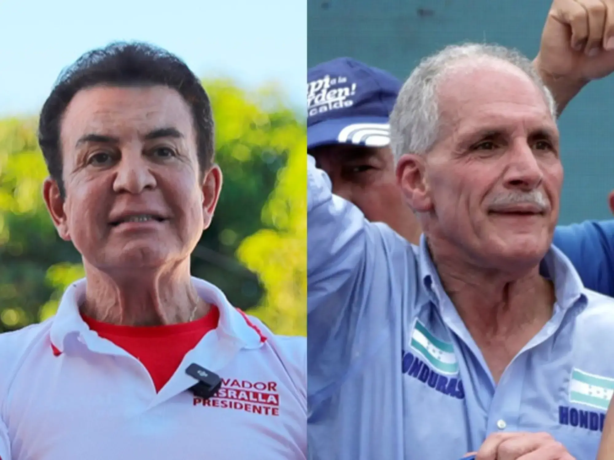 Salvador Nasralla y Nasry Asfura pelean cabeza a cabeza para ser el nuevo presidente de Honduras.