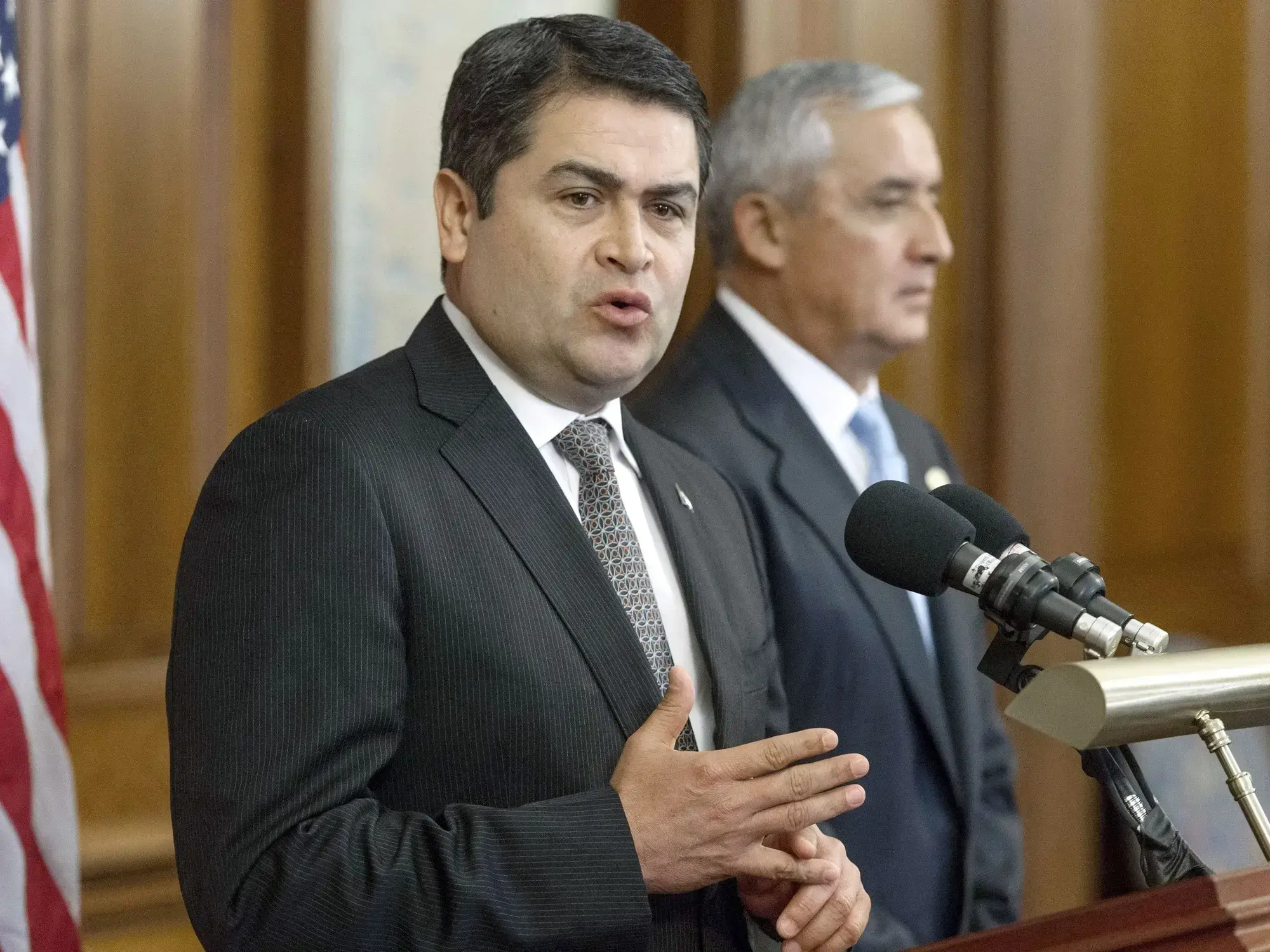 Juan Orlando Hernández, el expresidente hondureño indultado por Trump en Estados Unidos.