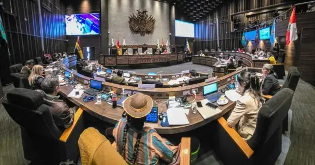 Sesión de la Cámara de Senadores