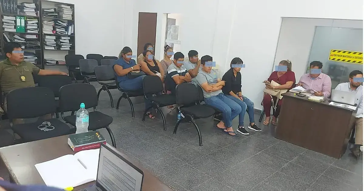 La audiencia cautelar a la que se sometieron los policías.