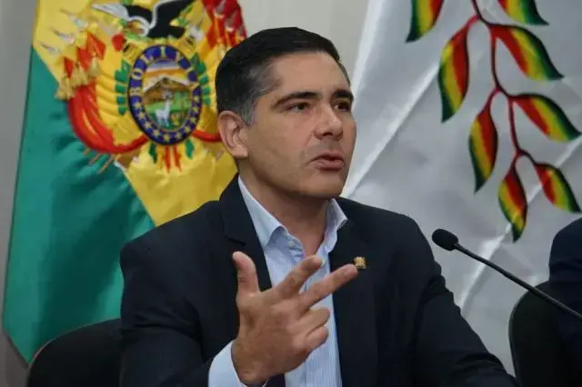 Óscar Mario Justiniano, ministro de Desarrollo Productivo.