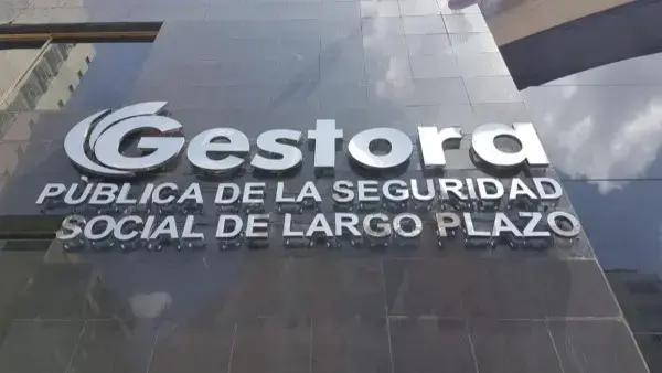 Frontis de la Gestora Pública en La Paz.