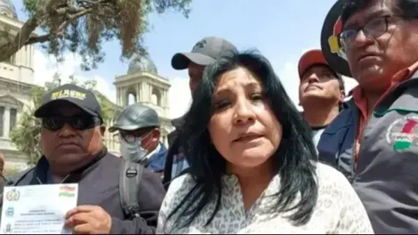 Dirigente de Conamype, Helen Riveros.