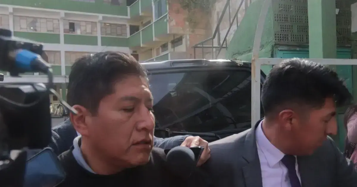 El ejecutivo de Conapabol, Rubén Ríos, en instalaciones de la FELCC.