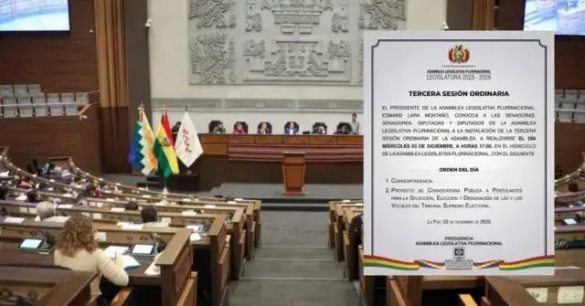 La convocatoria es para este miércoles a las 17:00.