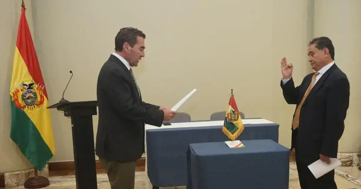 Omar Alfredo Peñaloza asumió como viceministro de Ciencia y Tecnología